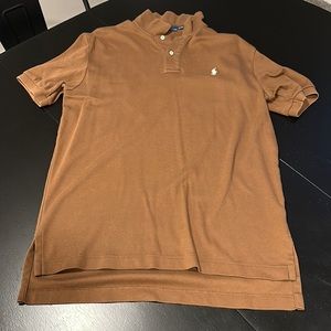 Polo Short sleeve Medium Brown - Perfect for Spring/Summer. comfy material